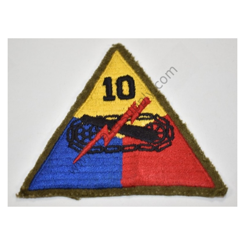 10th Armored Division patch  - 1