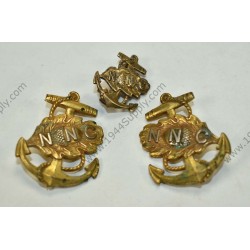 Navy Nurse Corps cap and collar badge set  - 1