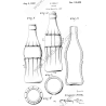 Coca Cola bottle, 1944 dated  - 1