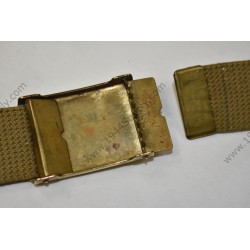 Ceinturon de pantalon d'officier avec brevet de parachutiste sur boucle