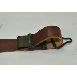 Leather liner chinstrap