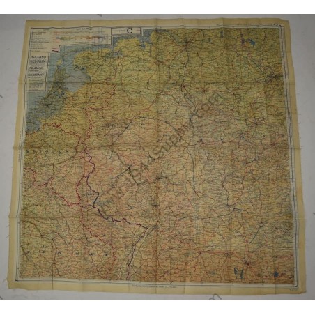 Fabric map 43 C/D Holland, Belgium, France and Germany