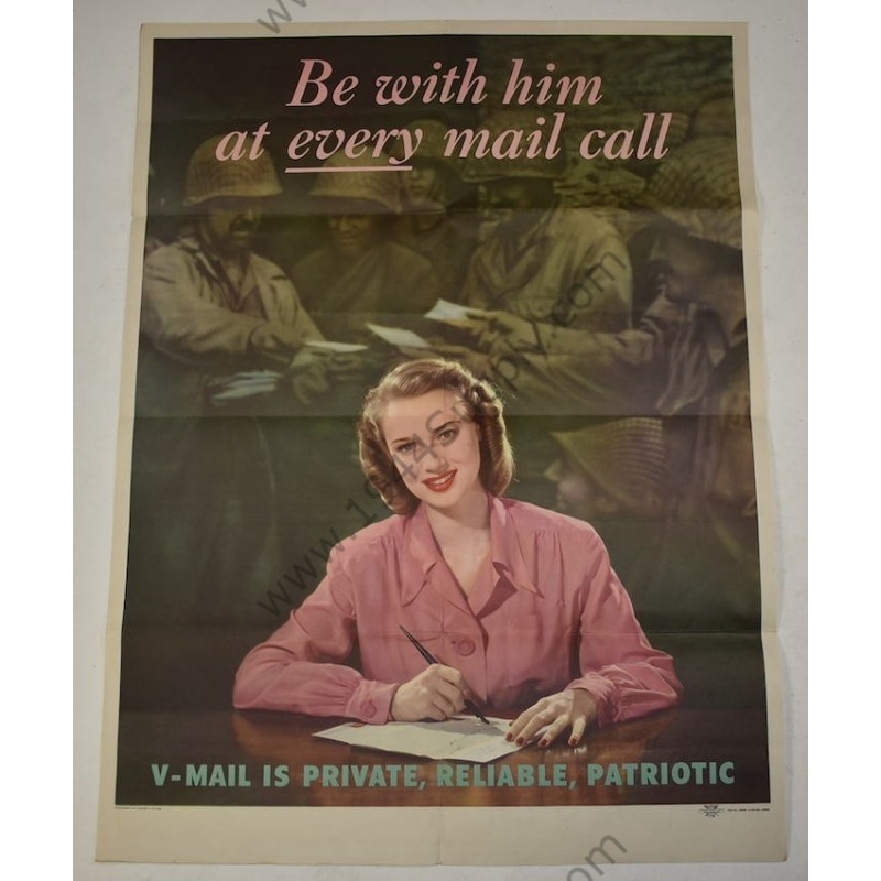 Be with him at every mail call poster