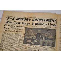 Stars and Stripes newspaper of May 8, 1945