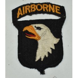 Patch 101e Airborne Division avec dos noir