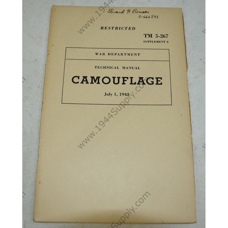 TM 5-267 Camouflage, supplement 2