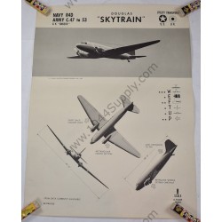 Affiche Douglas C-47 "Skytrain"  - 1