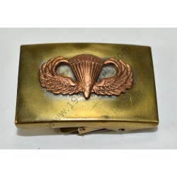 Officer's belt buckle with jump wings