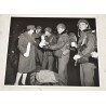 Photo of troops receiving coffee & donuts