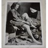 Photo of nurse having a footbath in helmet