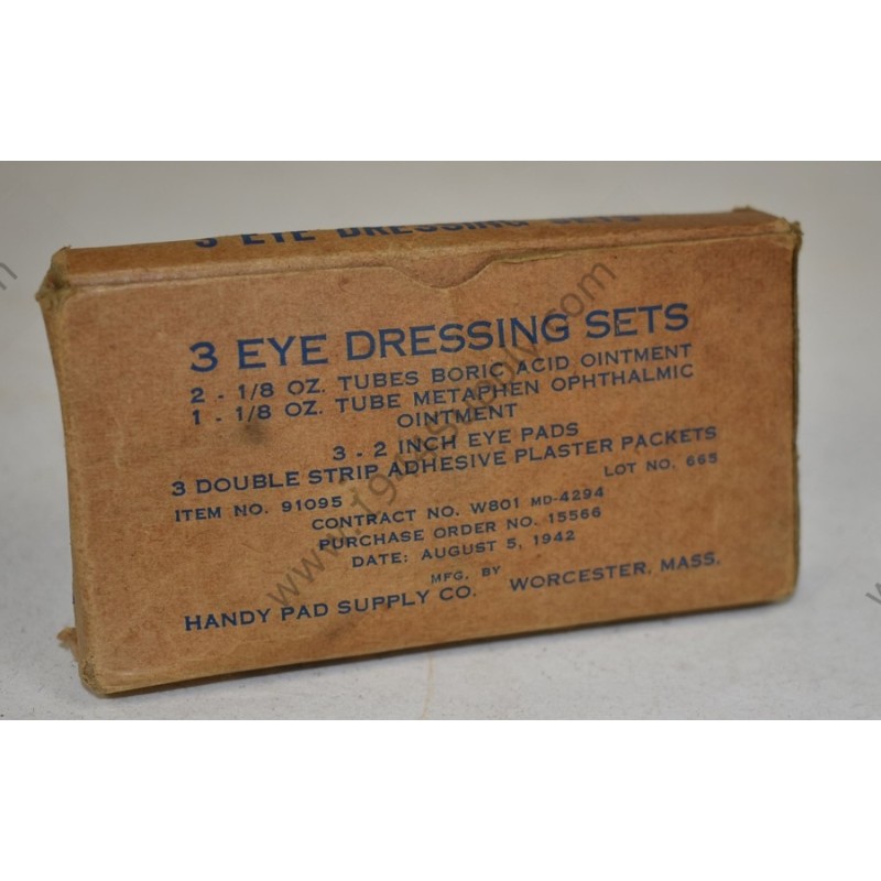 Ensemble de pansement pour les yeux
