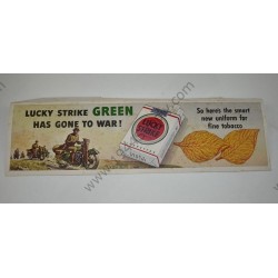 Lucky Strike Green has gone to war display