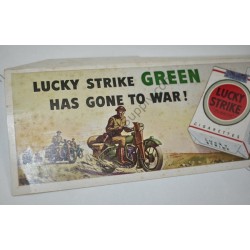 Lucky Strike Green has gone to war display