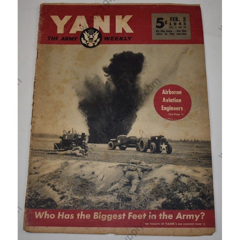 YANK magazine du 3 fevrier 1943 YANK magazine du 3 fevrier 1943