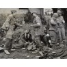 Photo of medics treating Germans near St-Lô