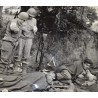 Photo of medics treating Germans near St-Lô