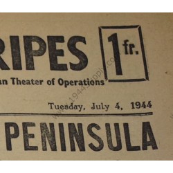 Stars and Stripes newspaper of July 4, 1944 (first issue)