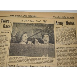 Stars and Stripes newspaper of July 4, 1944 (first issue)