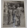 Photo of 3rd Armored Division officers in Saint-Denis-le-Gast