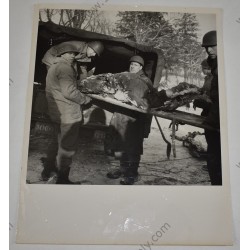 Photo of recovering of victims at Malmedy