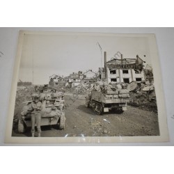 Photo des troupes blindées à Maastricht