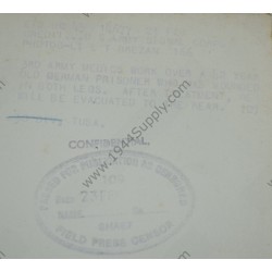 Photo de médecins de la 3e armée soignant un soldat allemand