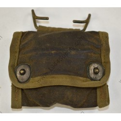 Lensatic compass in pouch