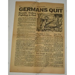 Stars and Stripes newspaper of May 8, 1945