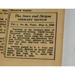 Stars and Stripes du 8 mai 1945