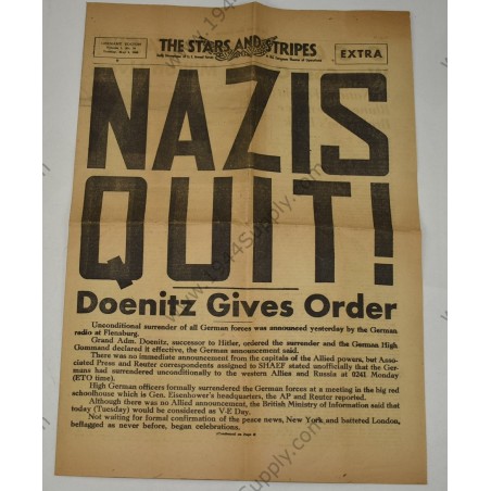 Stars and Stripes du 8 mai 1945