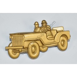 Patriotic Jeep pin  - 3