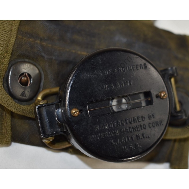 Boussole Lensatic en pochette