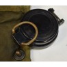 Lensatic compass in pouch