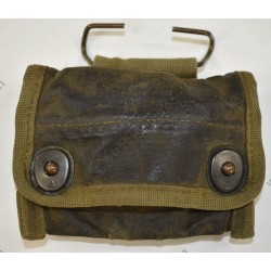 Lensatic compass in pouch