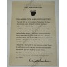 Eisenhower's End of War message