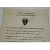 Eisenhower's End of War message