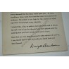 Eisenhower's End of War message