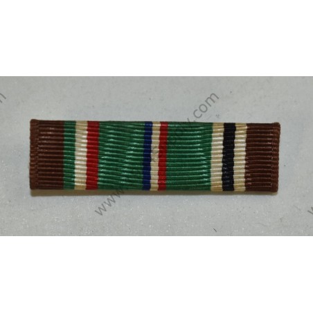 European-African-Middle Eastern Campaign ribbon, brass