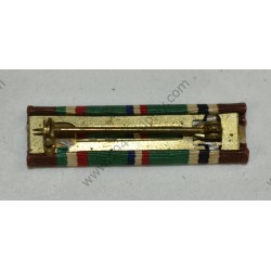 European-African-Middle Eastern Campaign ribbon, brass