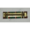 European-African-Middle Eastern Campaign ribbon, brass