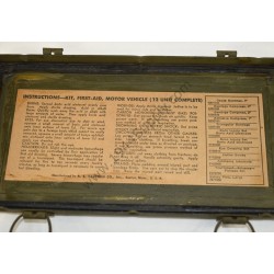 First Aid can, 12 units, Motor Vehicle