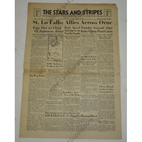 Stars and Stripes journal du 19 juillet 1944
