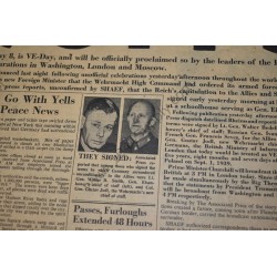 Stars and Stripes du 8 mai 1945