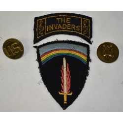 Patch SHAEF, fabrication britannique & onglet The Invaders