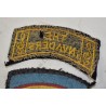 Patch SHAEF, fabrication britannique & onglet The Invaders