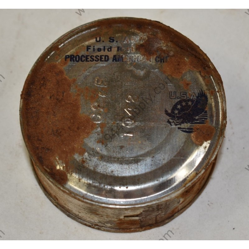 Boîte de ration K, Fromage Américain Traité Boîte de ration K, Fromage Américain Traité