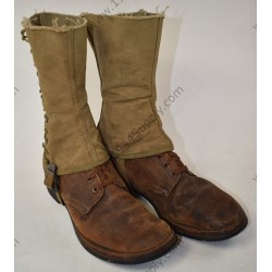 Brodequins cuir tourné, pointure 9½C