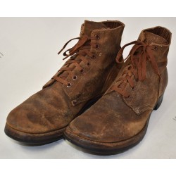 Brodequins cuir tourné, pointure 9½C