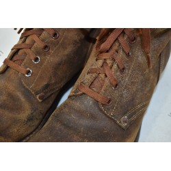 Brodequins cuir tourné, pointure 9½C