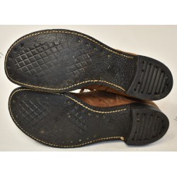 Brodequins cuir tourné, pointure 9½C